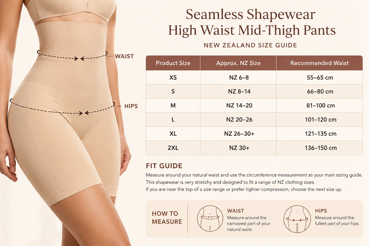 Seamless Shapewear High Waist Mid Thigh Pants
