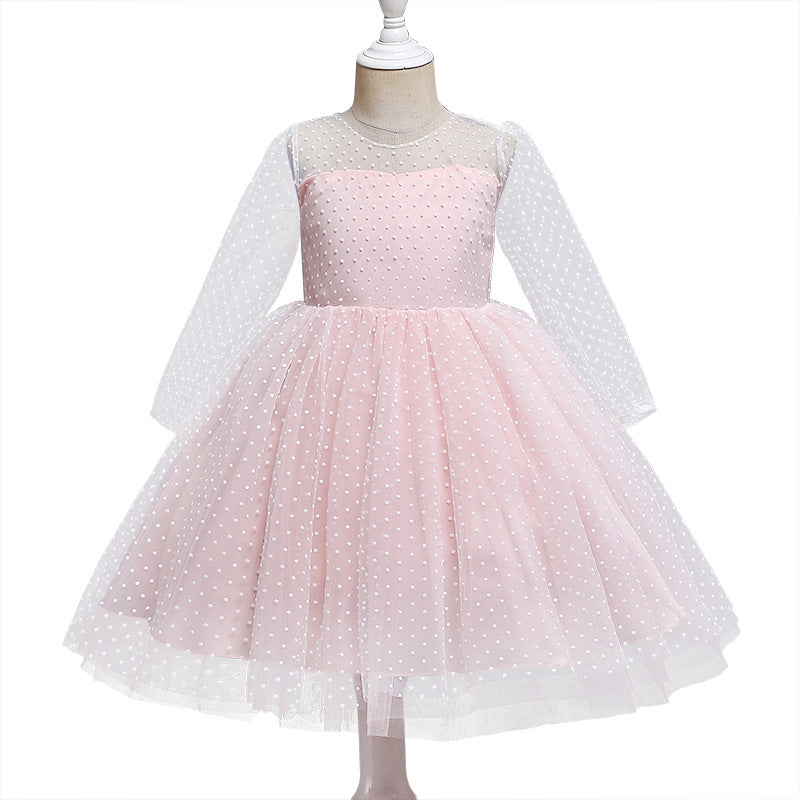 Beautiful Long Sleeve Princess Party Dress