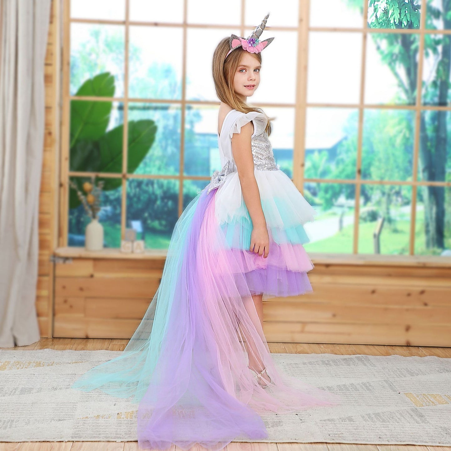 Kids Unicorn Party Dress NZ