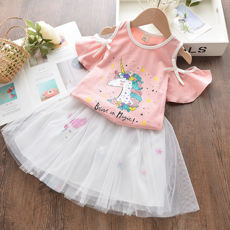 Toddler and Kid Girl Unicorn Set