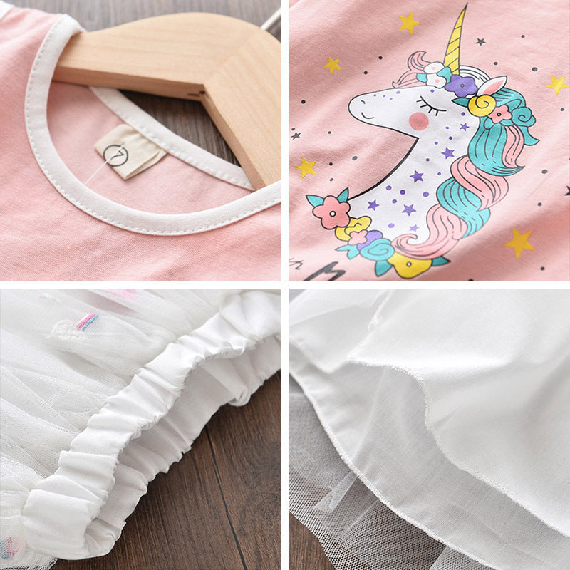 Toddler and Kid Girl Unicorn Set