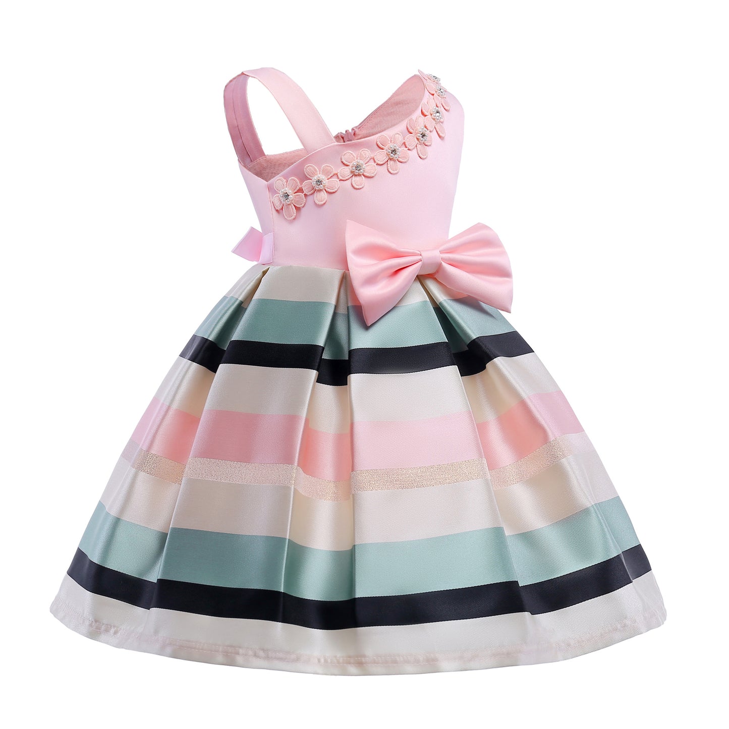 Toddler and Kid Girl Bowknot Party dress