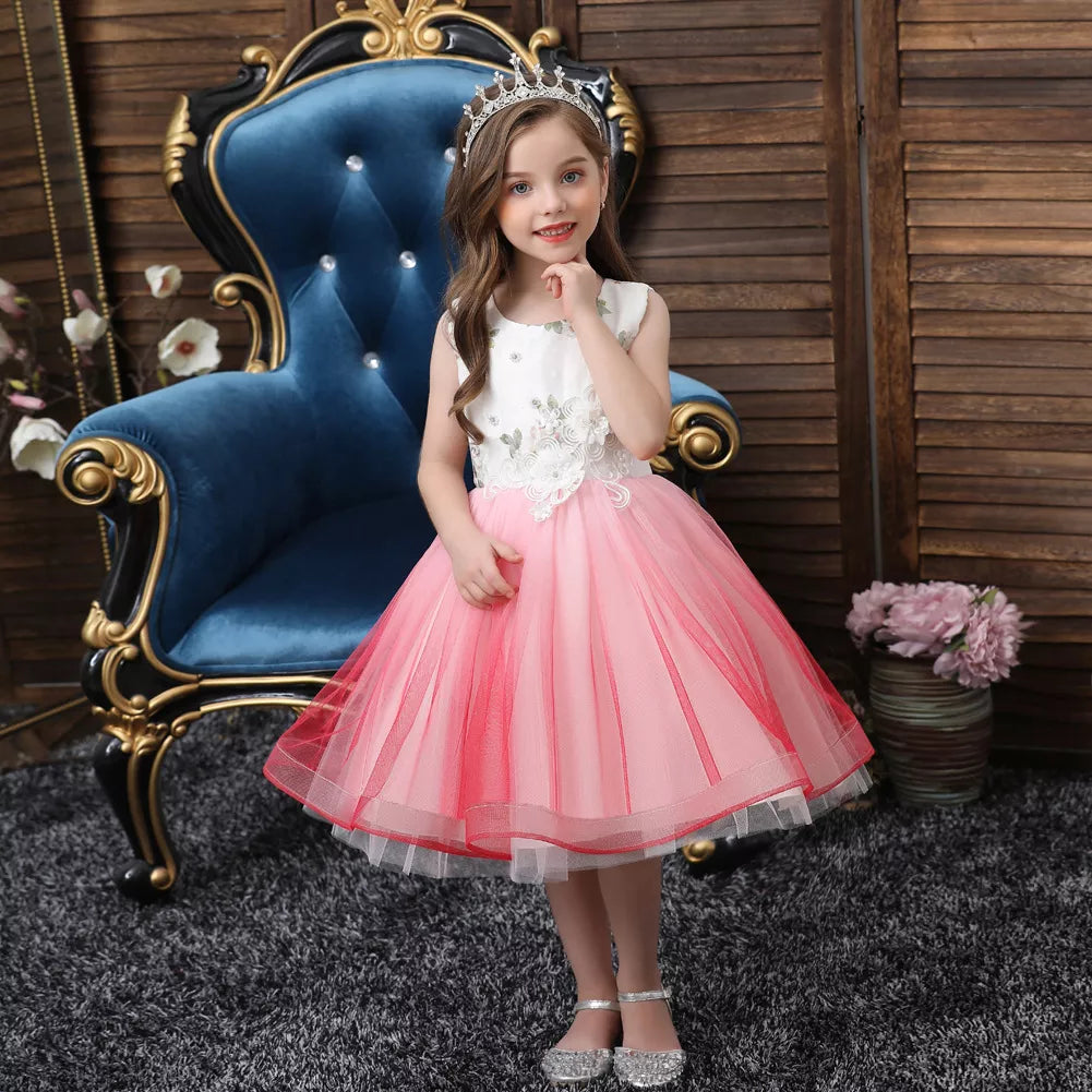 Kids party dress two colours