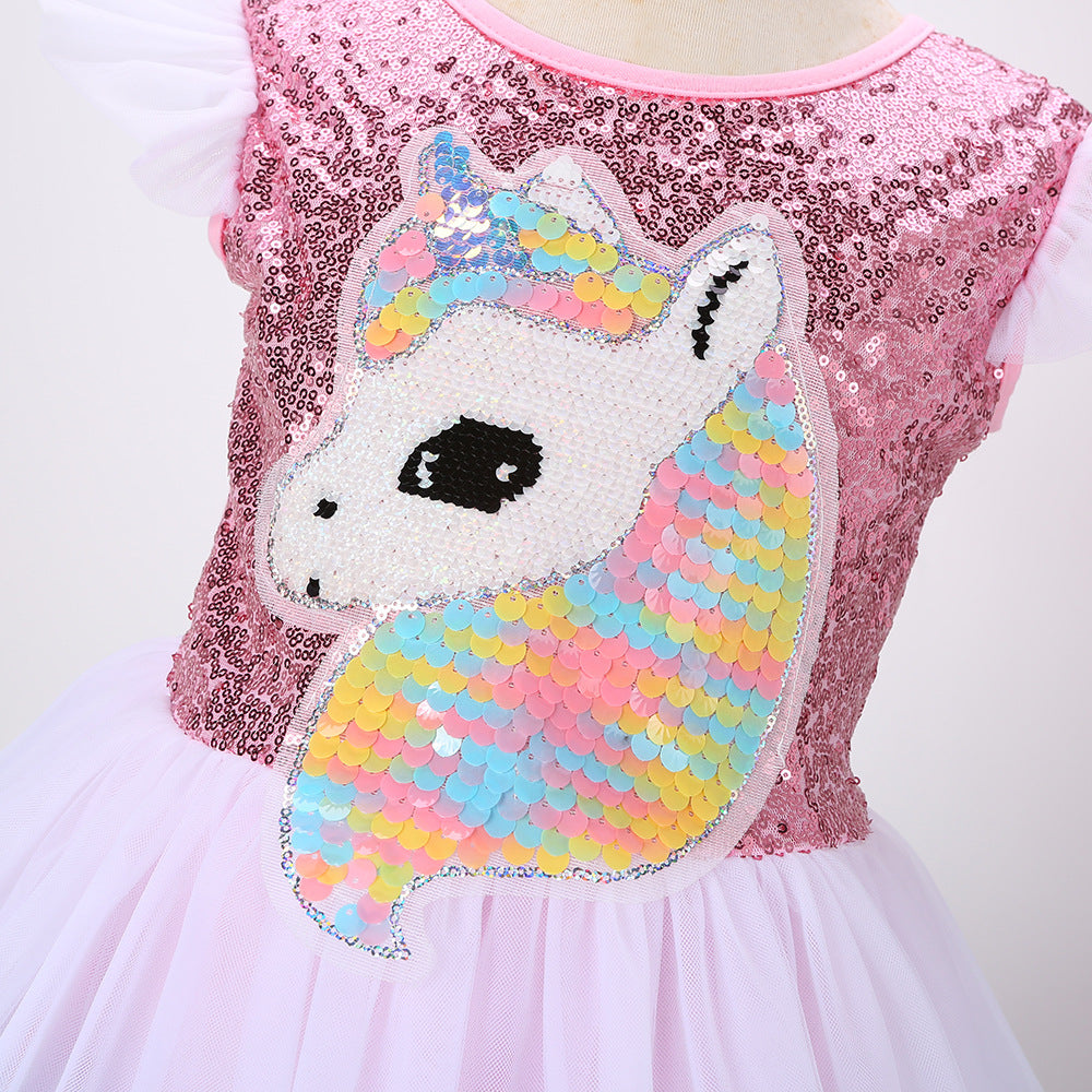 Kids Unicorn Party Dress NZ