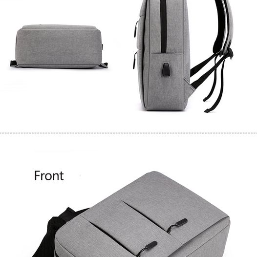 Laptop backpack usb charge high capacity