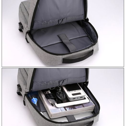 Laptop backpack usb charge high capacity