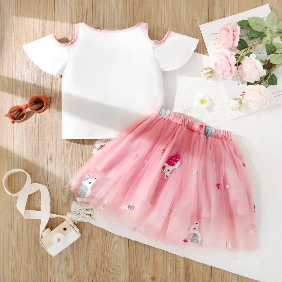 Toddler and Kid Girl Unicorn Set