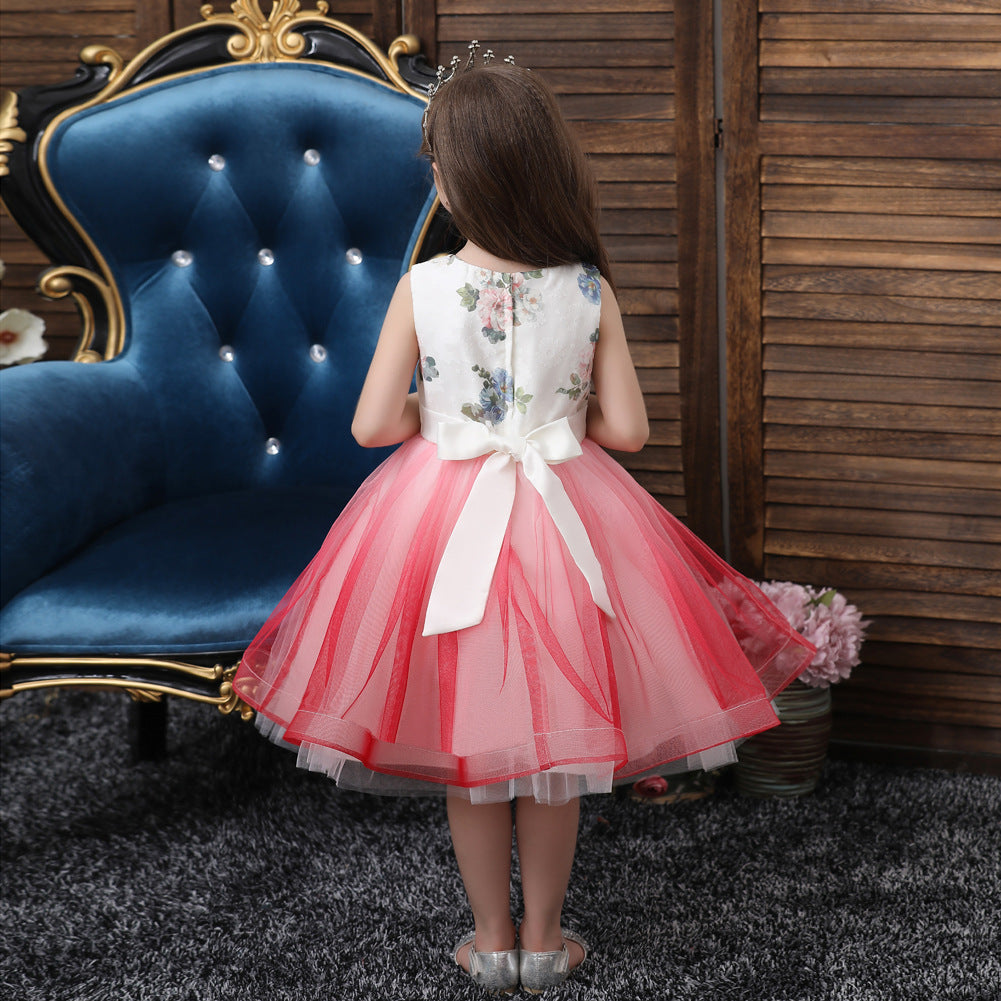 Kids party dress two colours