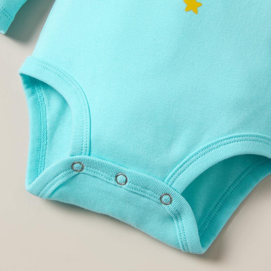 100% Cotton 3-pack Baby Cloud Bodysuits Set - Yara clothing nz