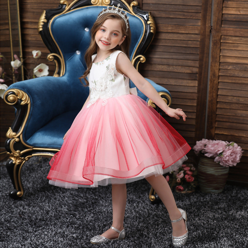 Kids party dress two colours