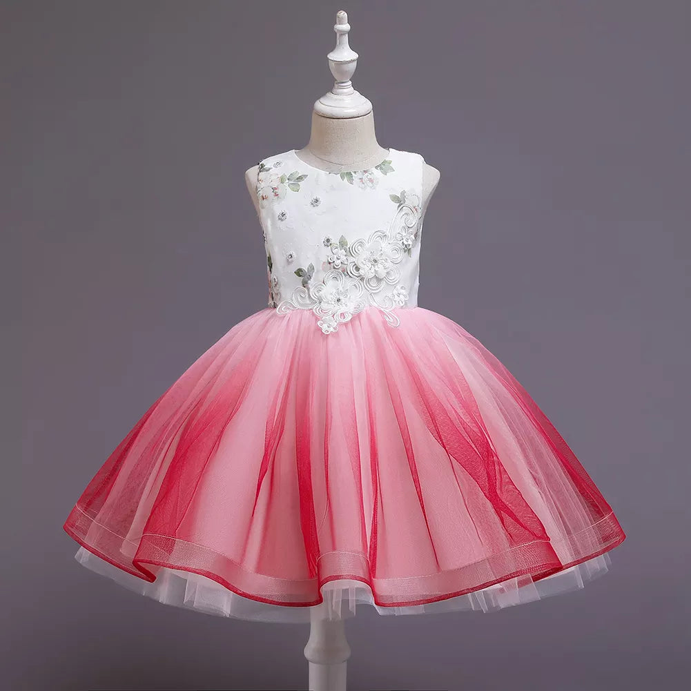 Kids party dress two colours