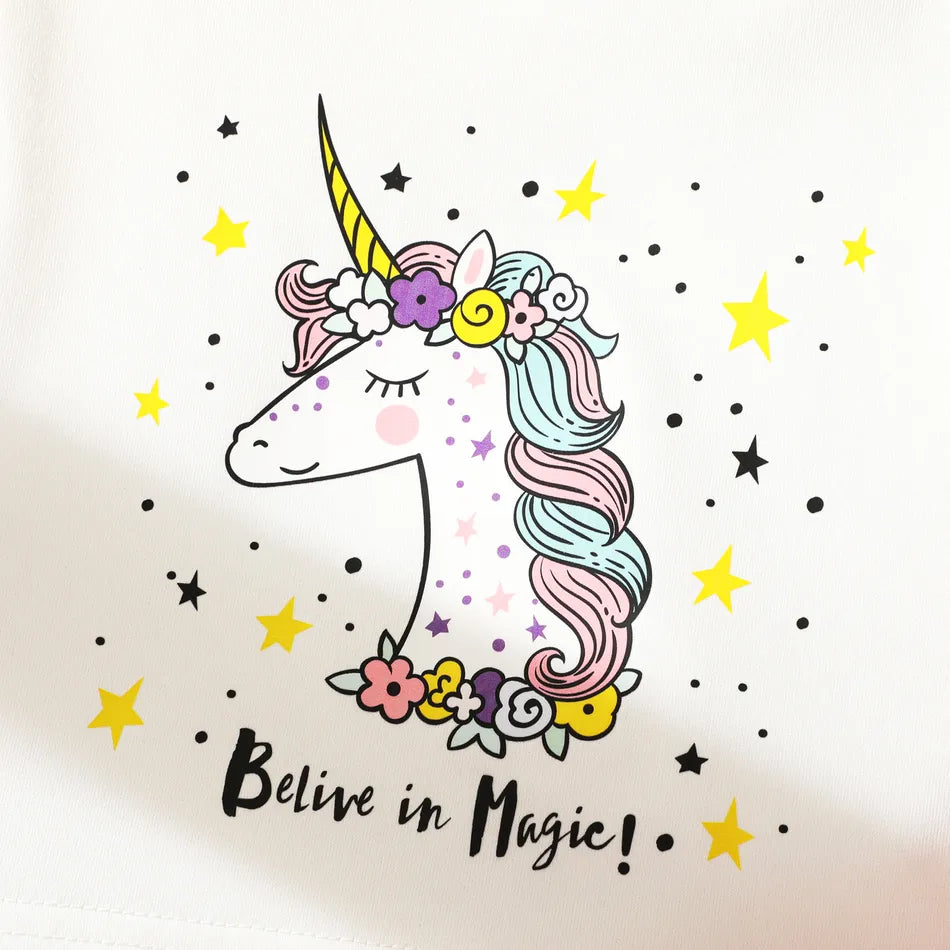 Toddler and Kid Girl Unicorn Set