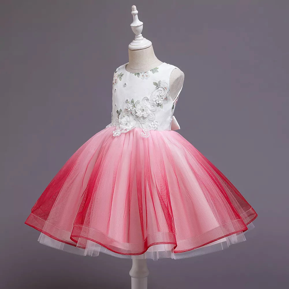 Kids party dress two colours