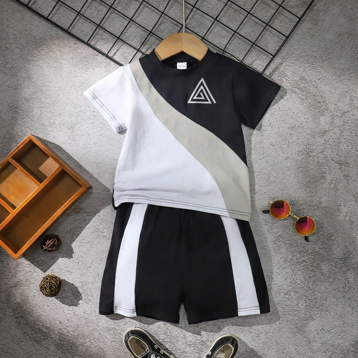 Cotton Tee and Short Set For Toddler Boy/ Boy