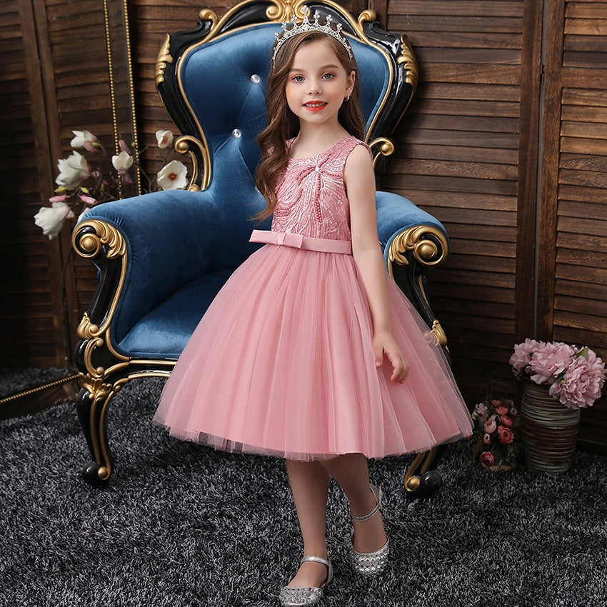 Multi layer Floral Design baby girl party dress Nz