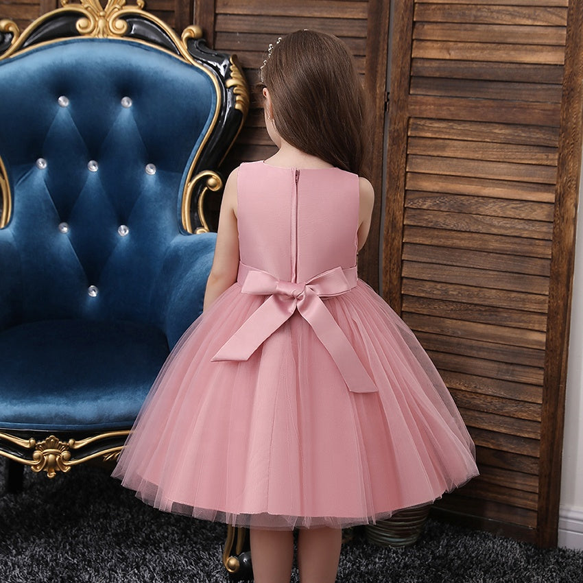 Multi layer Floral Design baby girl party dress Nz