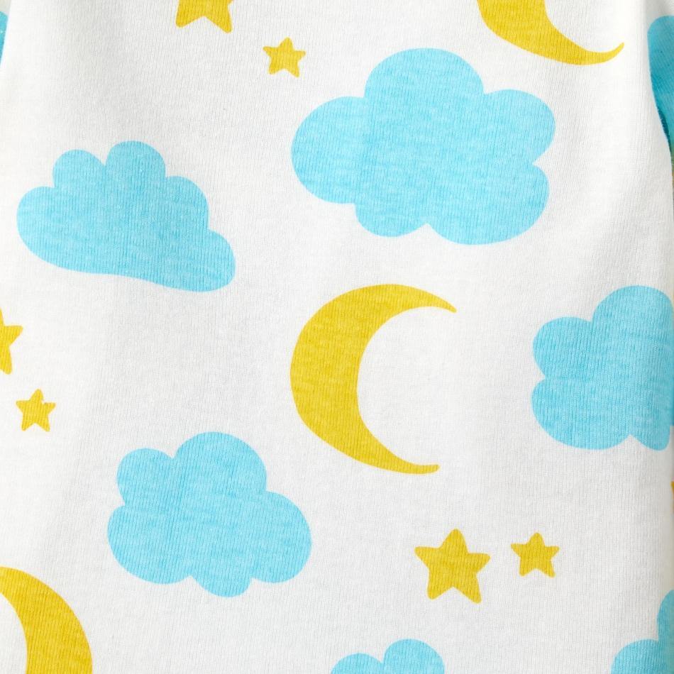 100% Cotton 3-pack Baby Cloud Bodysuits Set - Yara clothing nz