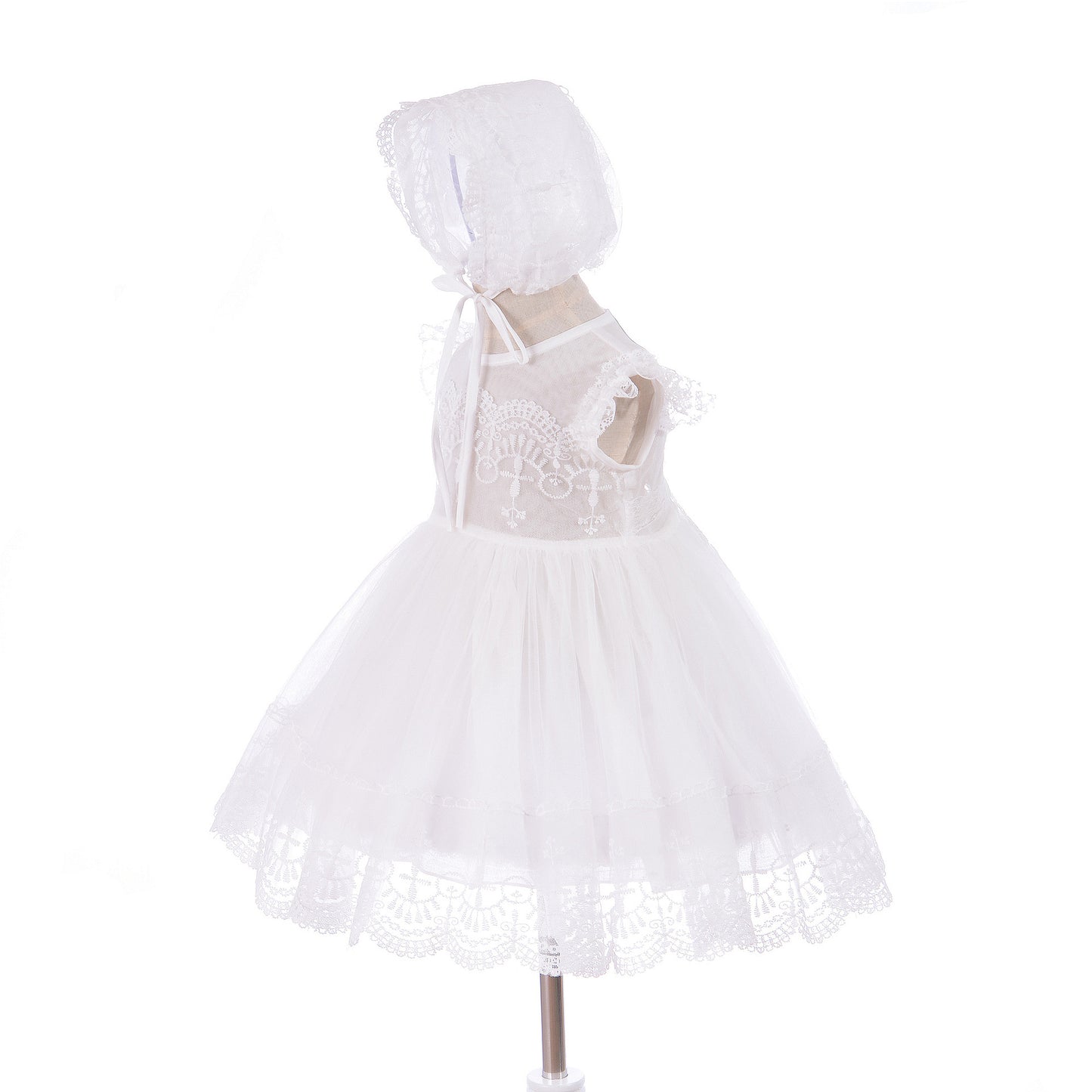 Baby Princess Party Dress and Hat Baptism dress