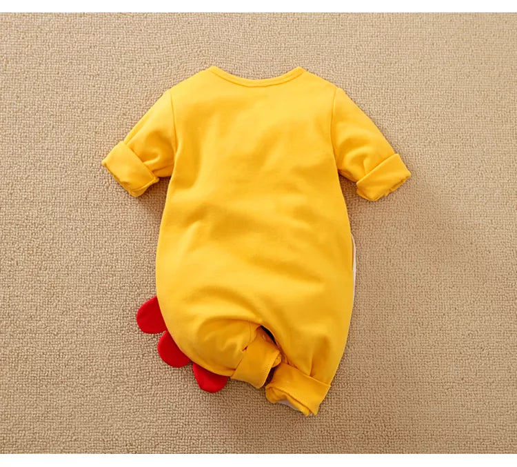 Baby/Toddler Cute Dinosaur Print 100% Cotton Romper
