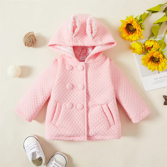 Long-sleeve Hooded Baby Coat Jacket