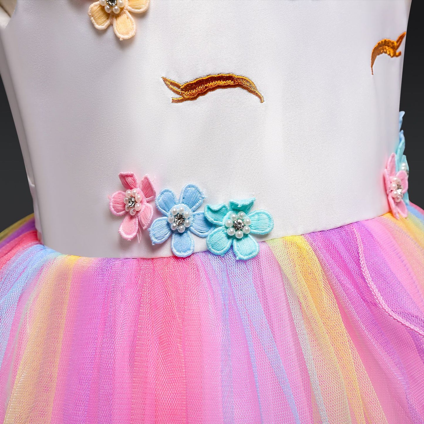 Unicorn Mesh Party Dress