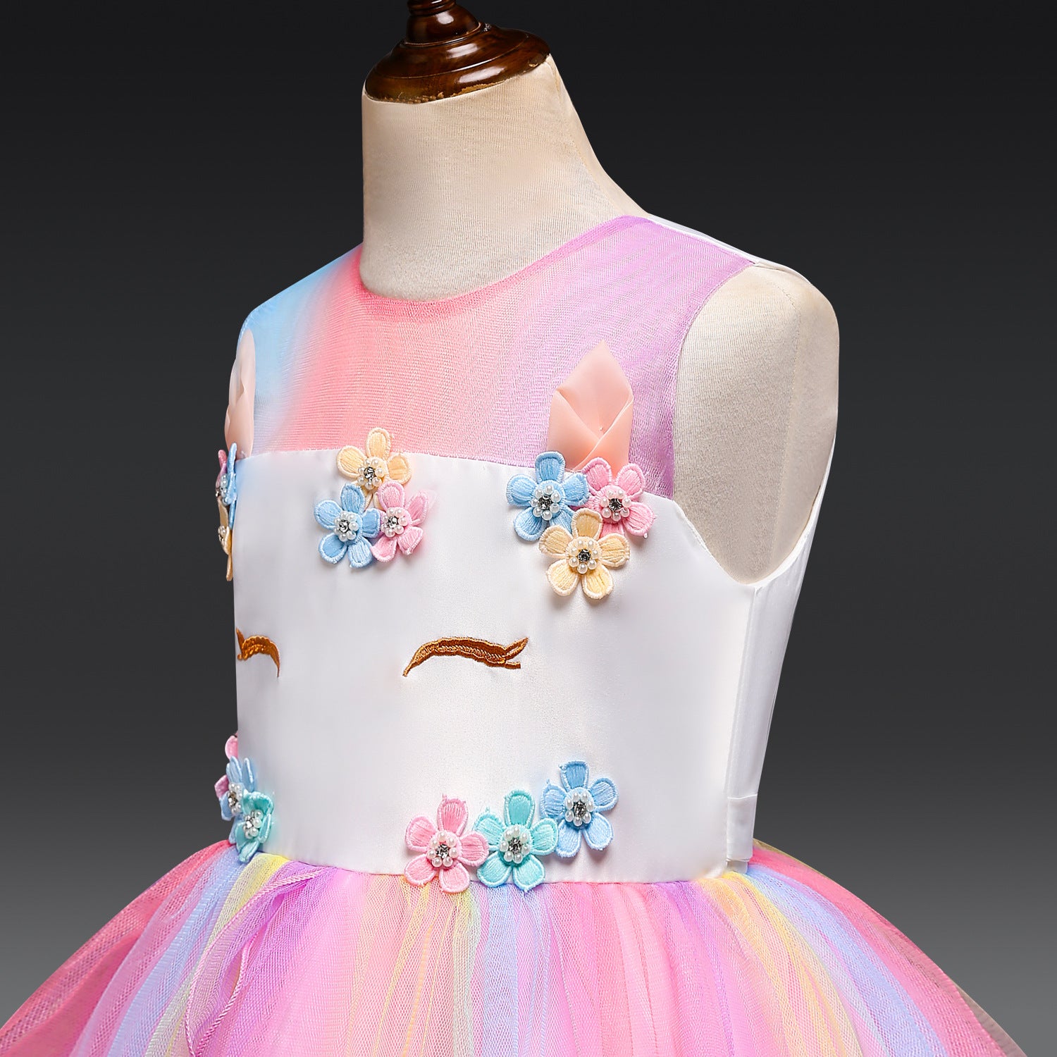 Unicorn Mesh Party Dress Yara clothing nz