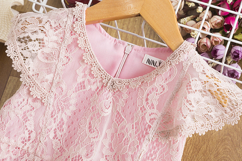 Toddler/ Kid Lace Decor Dress