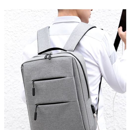 Laptop backpack usb charge high capacity