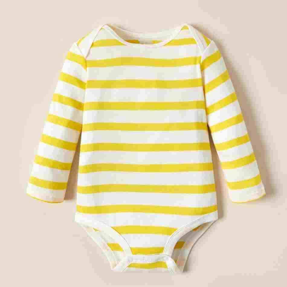 100% Cotton 3-pack Baby Cloud Bodysuits Set - Yara clothing nz