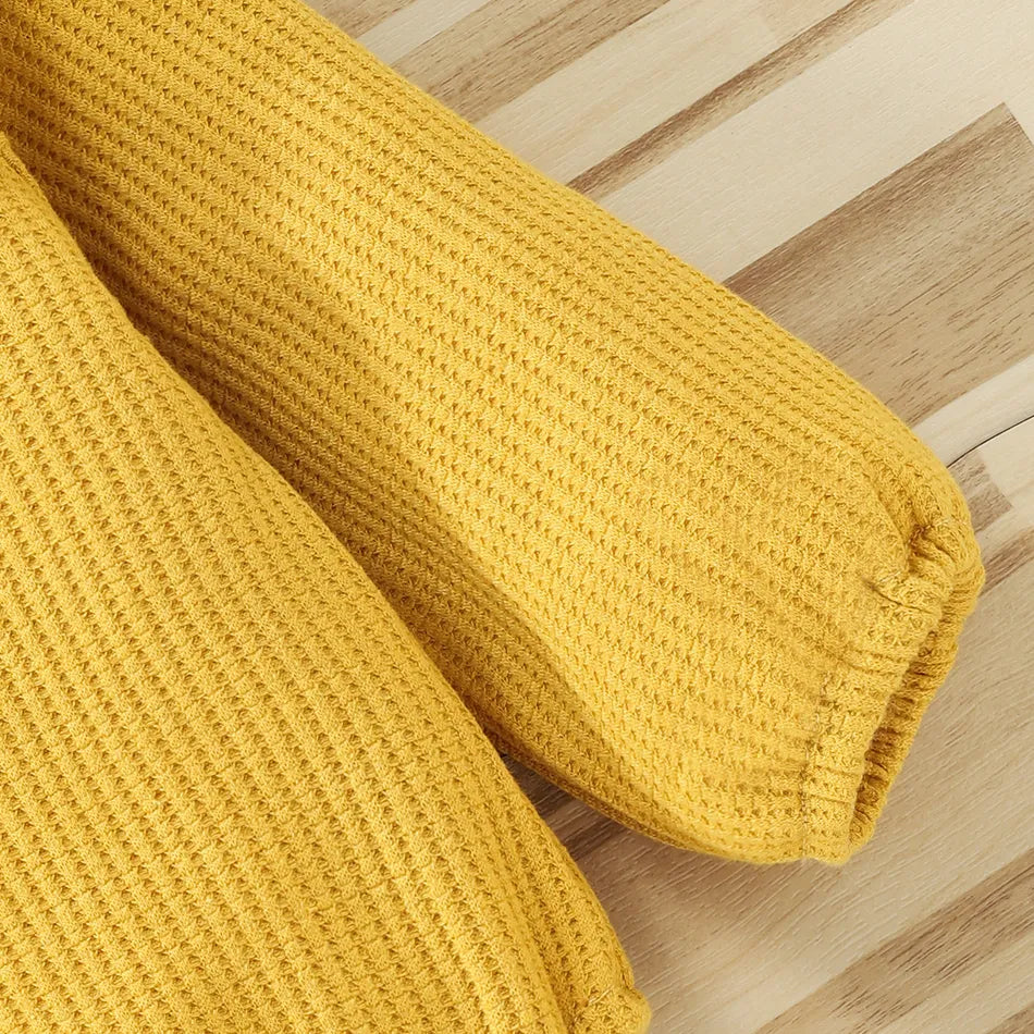 Baby Girl Long-sleeve Romper and Floral Print Layered Suspender Skirt 3pcs Set