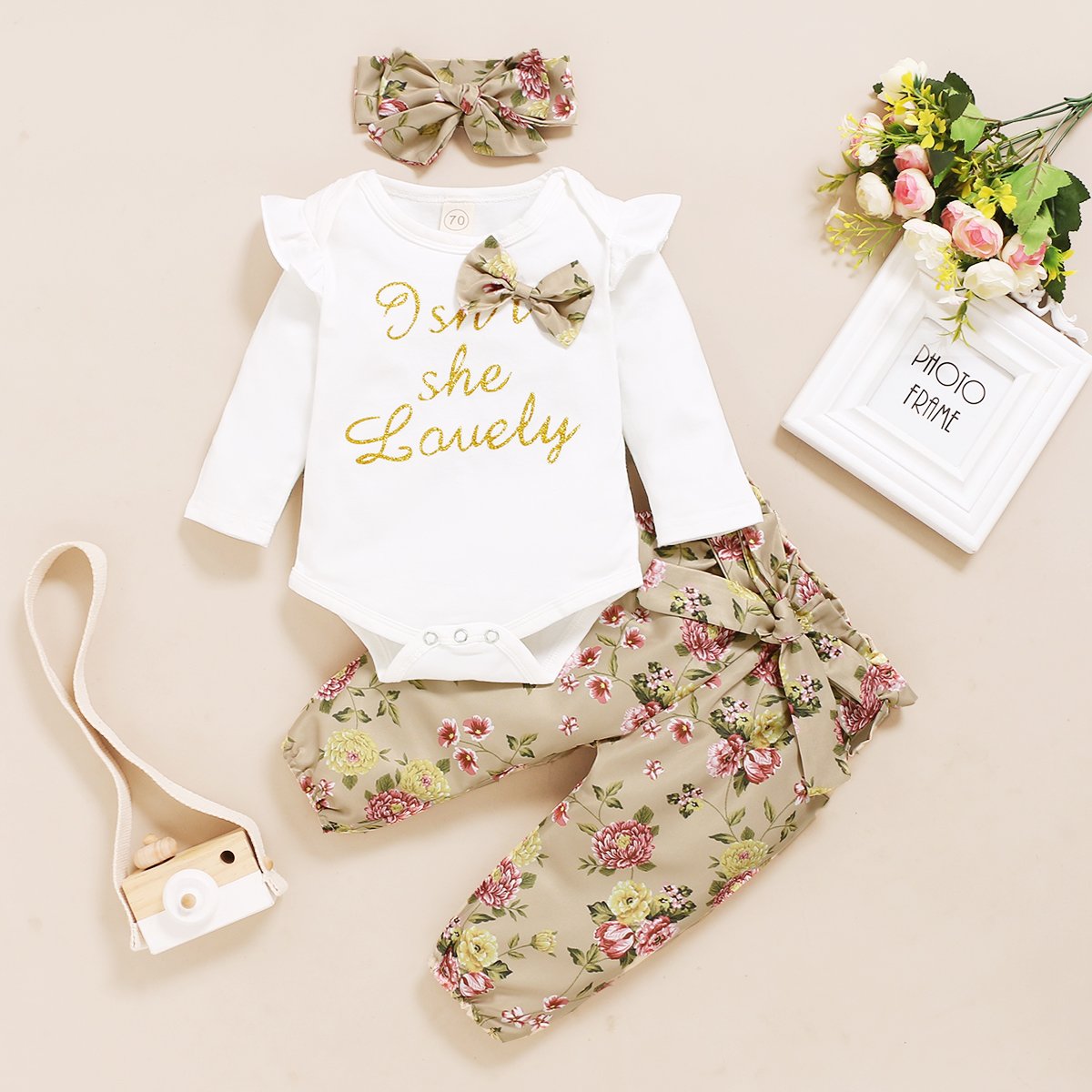 Baby Girl Casual Floral Sets