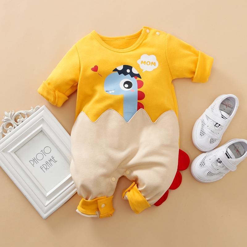Baby/Toddler Cute Dinosaur Print 100% Cotton Romper