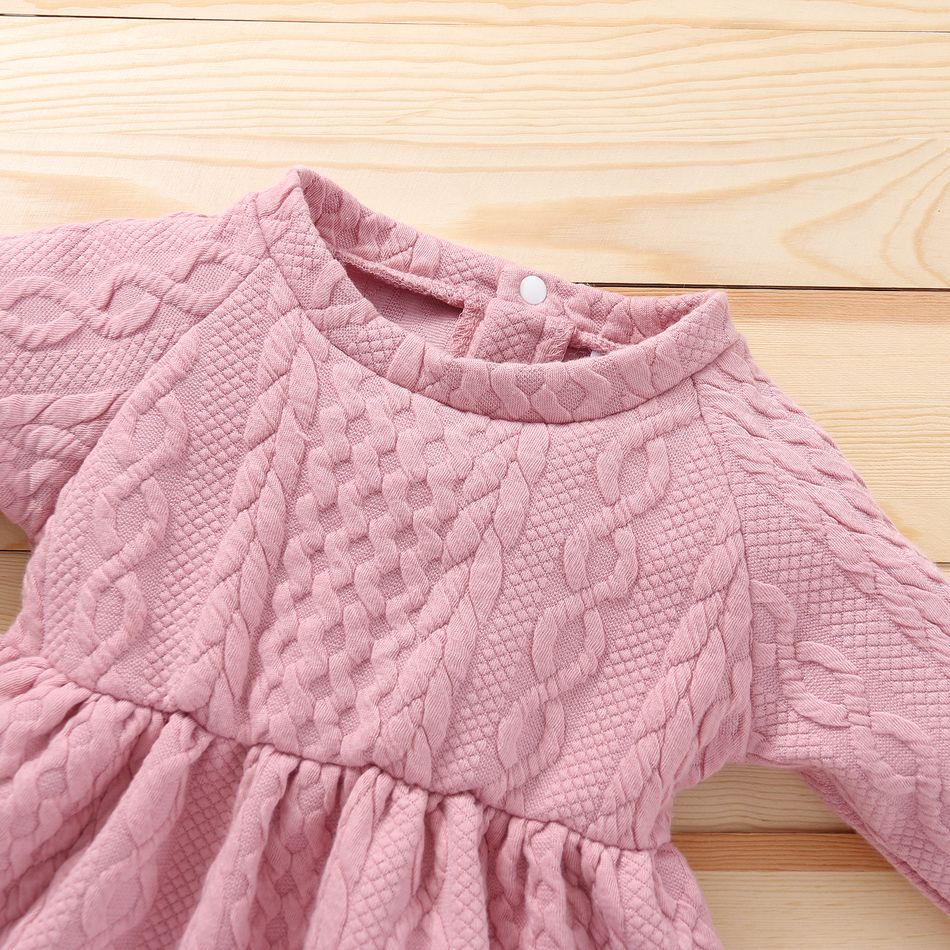 Baby girl Solid Jacquard dress NZ