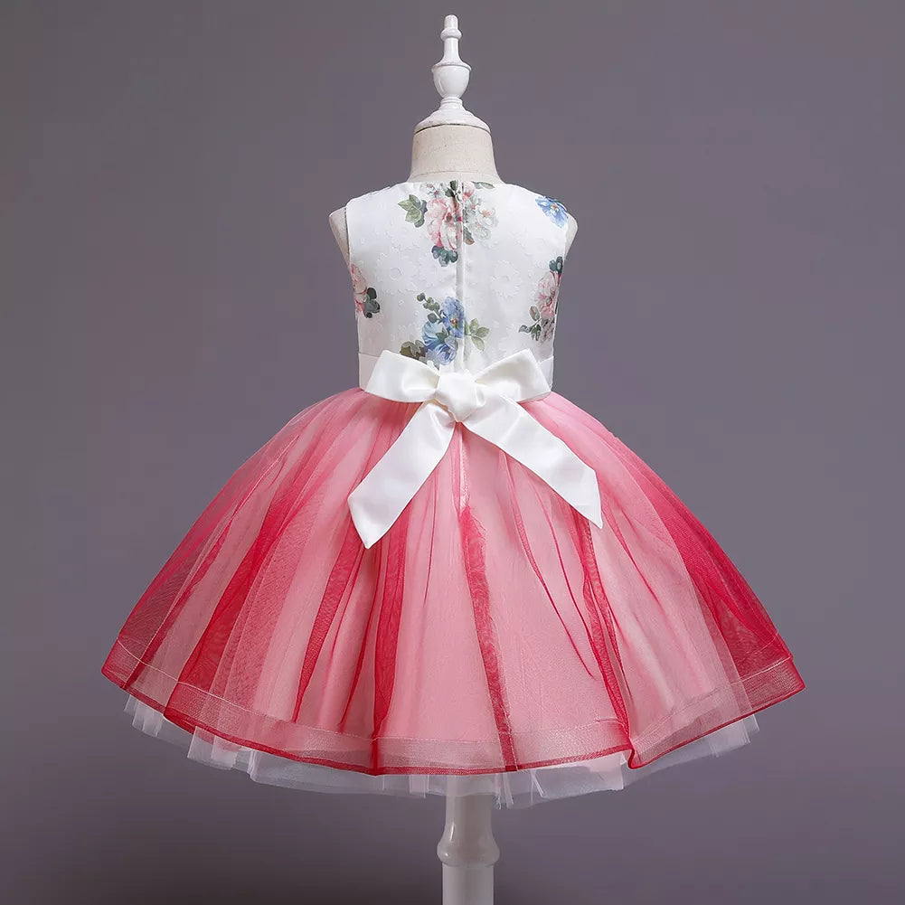 Kids party dress two colours
