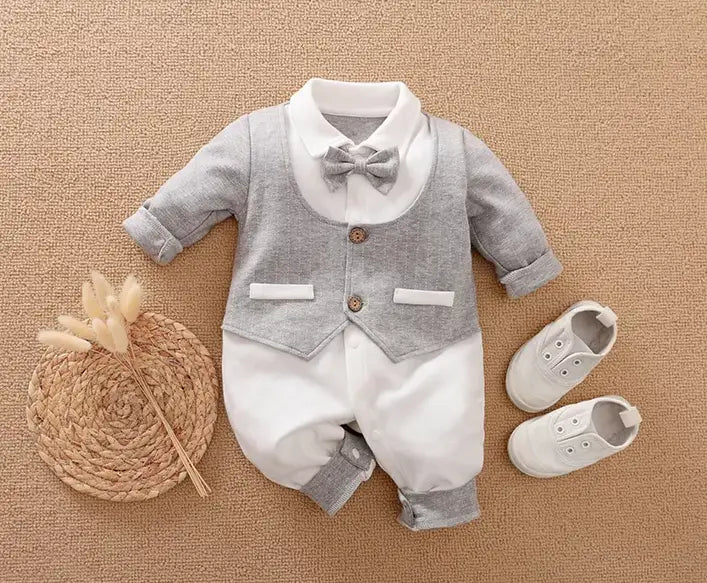 Baby boy Formal JumpSuit 100% Cotton