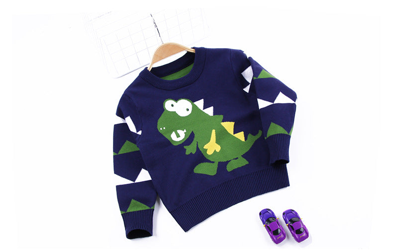 Boys Dinosaur Print long sleeve Sweater